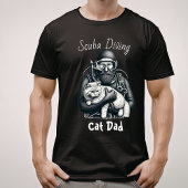 Duiken Kat Papa T-shirt