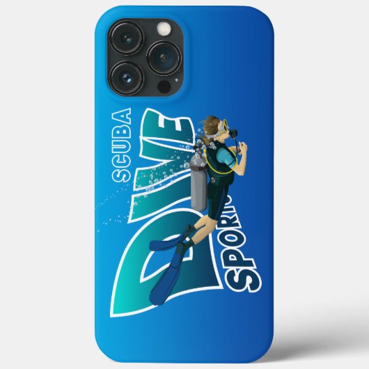 Duiken met zuurstofapparatuur | Case-Mate iPhone case (Achterkant)