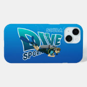 Duiken met zuurstofcilinder | Case-Mate iPhone case (Achterkant (horizontaal))