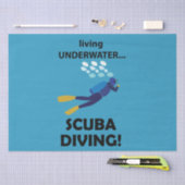 Duiken onder water duiken duiken tissuepapier (Craft)