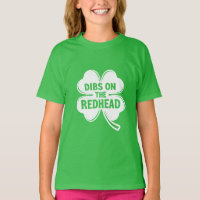 Duiken op de roodharige witte St. Patrick's Day