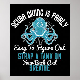 Duiken - Scuba Duiken Is Gemakkelijk Te Leren Poster