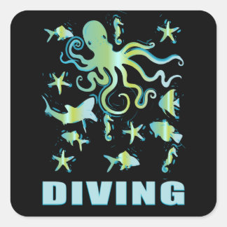 DUIKEN - SCUBA DUIKEN STICKERS