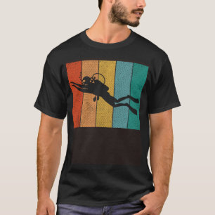 Duiken Vintage Scuba Diver Retro Duiken 4 T-shirt