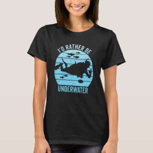 Duiken Voor Mannen Vrouwen Duiker Duiken T-shirt