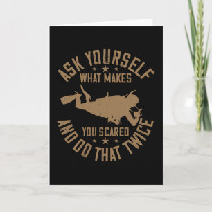 Duiken - Wat maakt je bang en herhaalt Kaart