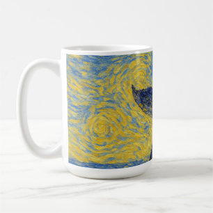 Duikende Bultrug Van Gogh stijl mokken