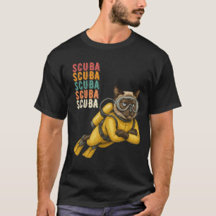 Duikende Siamese Kat Duiker T-shirt