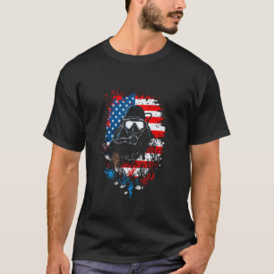 Duiker Amerikaanse Vlag T-shirt