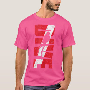 Duiker Down Duik Vlag Schaduw Zwemmen Scuba Duiken T-shirt