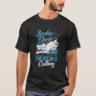 Duiker Duikteam Kunst Scuba Duiken T-shirt