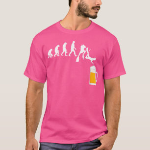 Duiker Evolution Beer Diving Diep Duiker Koraal Du T-shirt