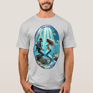 duiker met een zeemeermin URM T-shirt