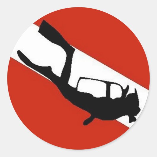 Duiker Vlag 2 Ronde Sticker (Voorkant)