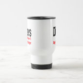 Duikers gaan dieper grap reizen mok (Center)