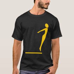 Duikfiguur - Ambergeel T-shirt