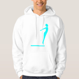 Duikfiguur - Cyaan Hoodie