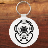 Duikhelm Sleutelhanger (Voorkant)
