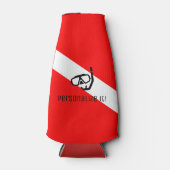 Duikmasker met vlag flesjeskoeler (Voorkant)