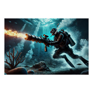 Duikraket Perfect Poster