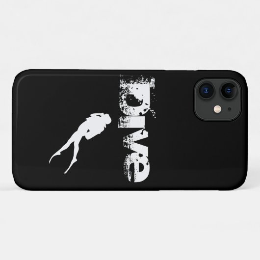 Duiksport, SCUBA Case-Mate iPhone Case (Achterkant (horizontaal))