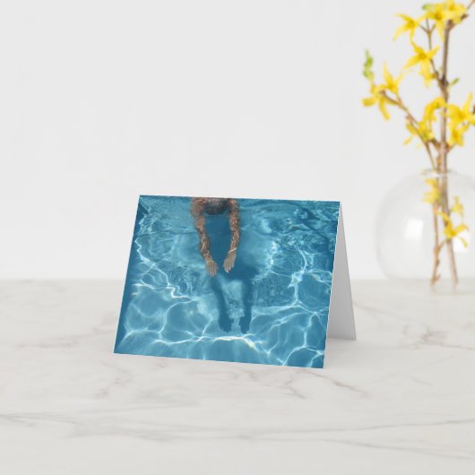 "Duikt in" - Notecard Kaart (Gele Bloem)