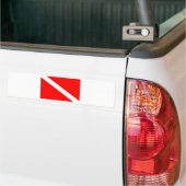Duikvlag Bumpersticker (Op Truck)