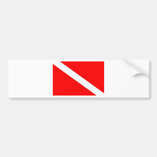 Duikvlag Bumpersticker
