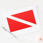 Duikvlag Sticker (Envelop)