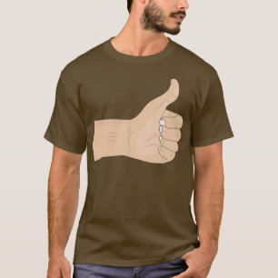 Duim omhoog t-shirt