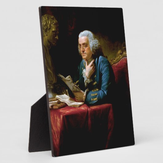 Duim portret, Benjamin Franklin Founding Father Fotoplaat (Zijkant)