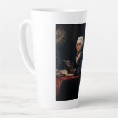 Duim portret, Benjamin Franklin Founding Father Latte Mok (Linkerhoek)