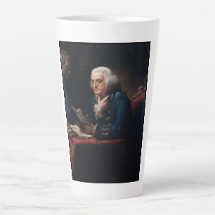 Duim Portret, Benjamin Franklin Founding Father Latte Mok