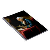 Duim portret, Benjamin Franklin Founding Father Notitieboek (Rechterzijde)