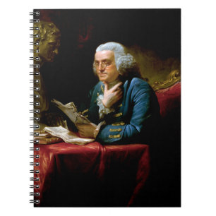 Duim portret, Benjamin Franklin Founding Father Notitieboek