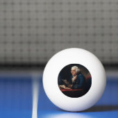 Duim portret, Benjamin Franklin Founding Father Pingpongballen (Net)