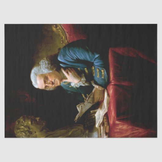 Duim portret, Benjamin Franklin Founding Father Tissuepapier (Voorkant)