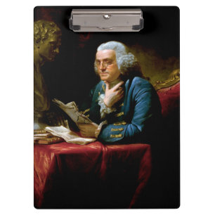 Duim Portret, Benjamin Franklin Grondlegger Vader Klembord