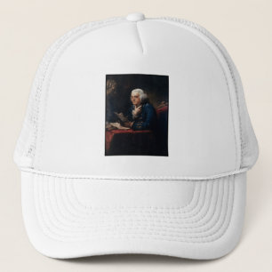 Duim Portret Benjamin Franklin in het Witte Huis Trucker Pet