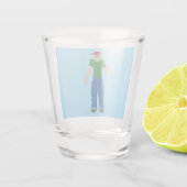 duimbreed shot glas (Achterkant)