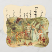 Duimelijntje en Prins Huwelijk, Klassieke Sprookje Kaart (Voorkant / Achterkant)