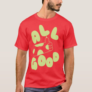 Duimen omhoog alle goede kattenpootjes t-shirt