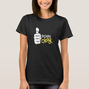 Duimen omhoog doen goed grafisch t-shirt
