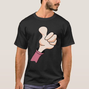 duimen omhoog handteken ja akkoord goed werk t-shirt