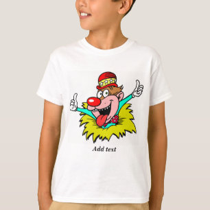 Duimen omhoog, leuke clown SJABLOON, T-shirt