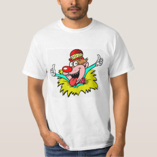 Duimen omhoog, leuke clown, t-shirt