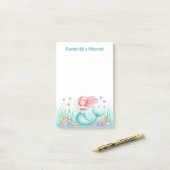 Duimen omhoog Mermaid Gepersonaliseerde Mitswa Post-it® Notes (Op bureau)