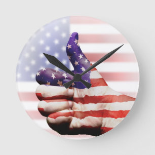 Duimen omhoog! ronde klok