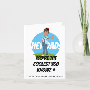 Duimen omhoog voor papa! Vaderdag Bedankkaart