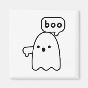 Duimen omlaag Ghost Schreeuwende Boo Afkeuring Gho Magneet